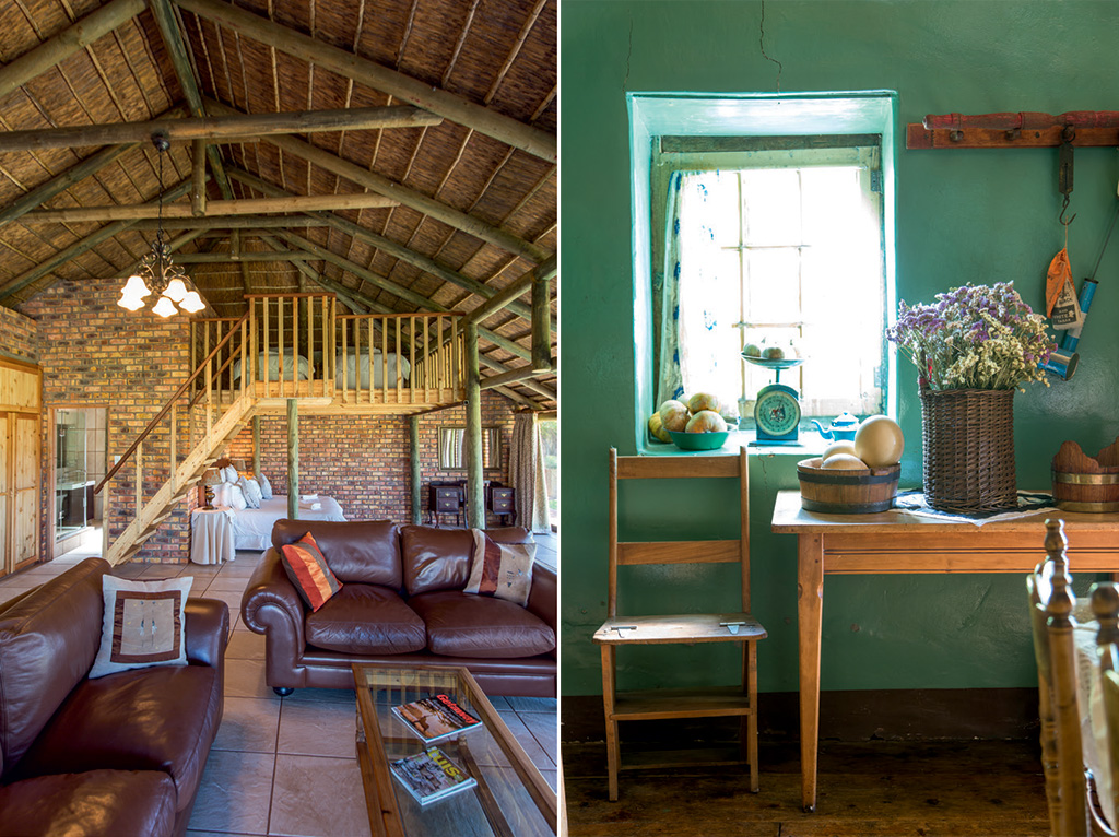 The family suite at Trantula Guest House has a mezzanine for youngsters, while scenes inside Hantam Huis often look like an old painting. - Photos by Teagan Cunniffe