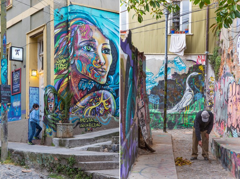 Valparaiso street art - Chile - Getaway magazine
