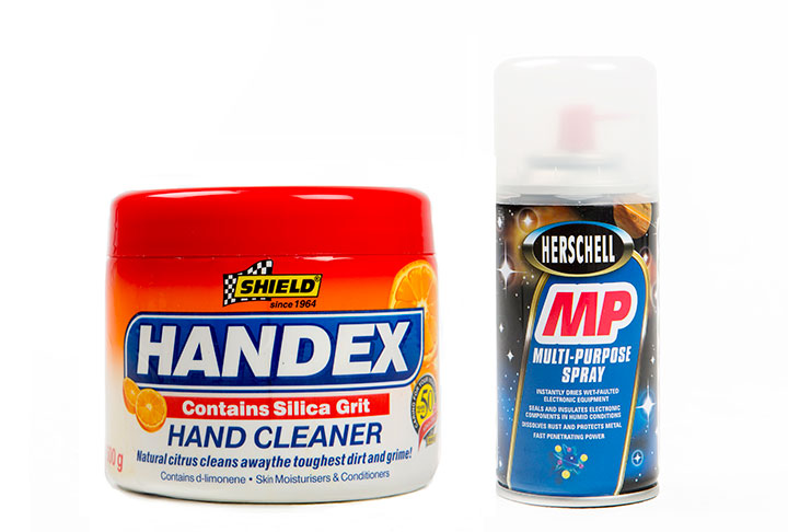 Hand cleaner and multi spray