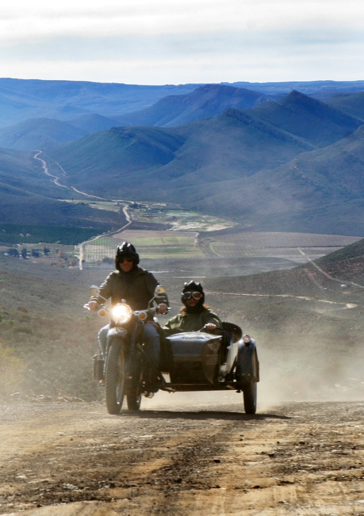 A side-car journey is just the thing for adventure-loving couples