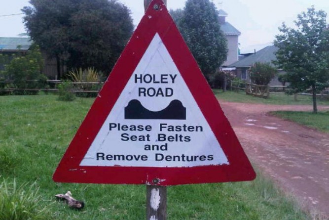Funny signs, Kaapsehoop, Mpumalanga
