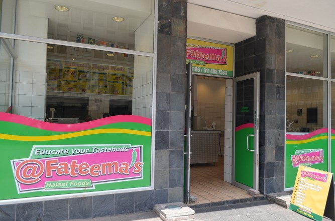 Fateema's, cheap restaurants, Johannesburg