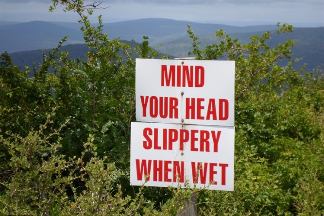 Ruth Evans, Eastern Cape, Funny signs of week