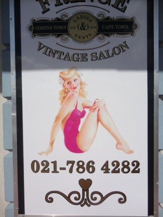 Vintage signage in Simons Town