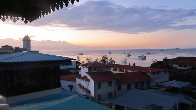 stone town, Zanzibar, sunset