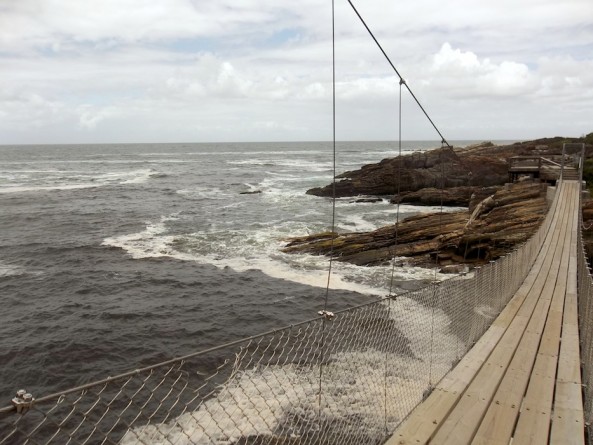 View from the Suspension Bridge at Storms River