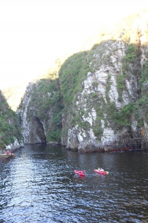 Kayaking at Storms River Mouth