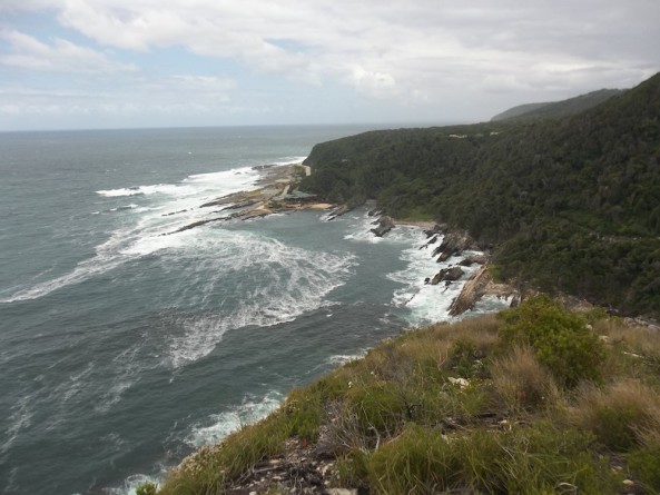 View from the lookout at Storms River Mouth