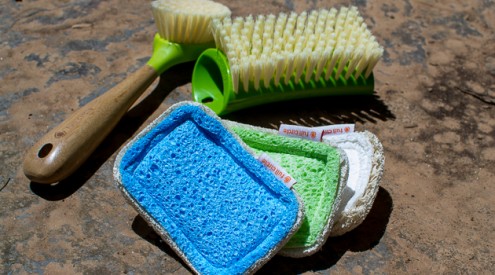Range of biodegradable cleaning gear from Woolworths