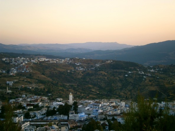 View from the Atlas Hotel, Chefchaouen