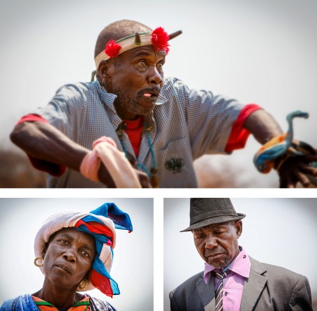 Some faces from the Shangaan festival in Zimbabwe