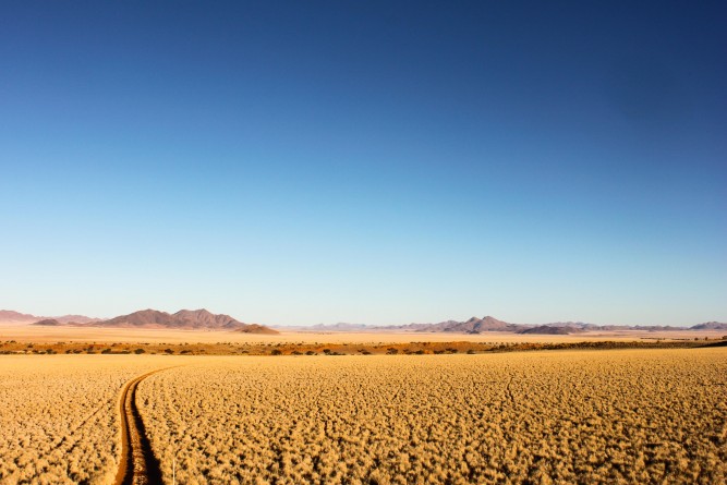 Namib Desert: the open road