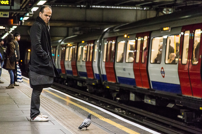 humans of london, liverpool street, pigeon, the tube, london, tyson jopson