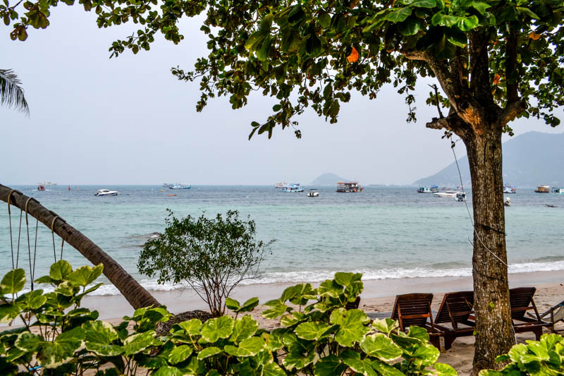 The view from the bar at Koh Tao Royal Resort. Photo by Melanie van Zyl