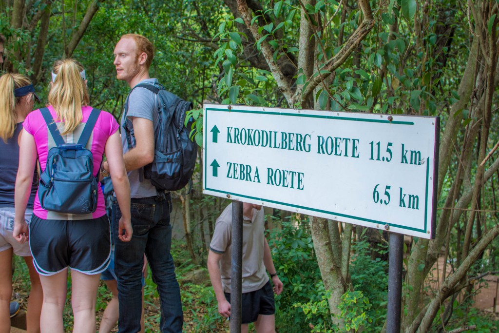 Both Hennops hiking trails set off from the same starting point. Photo by Melanie van Zyl.