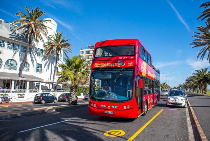 red city tour bus