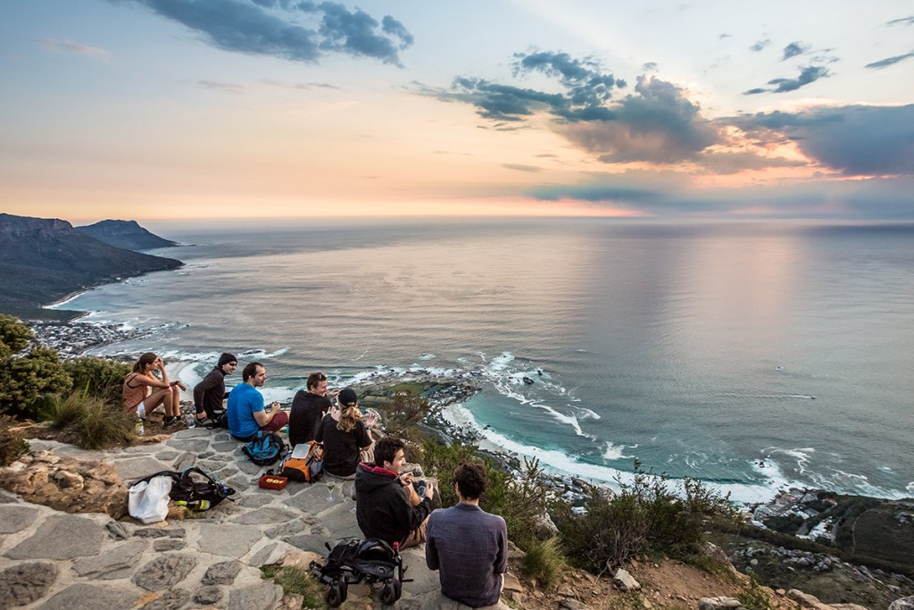 Sunset views from Lion's Head.