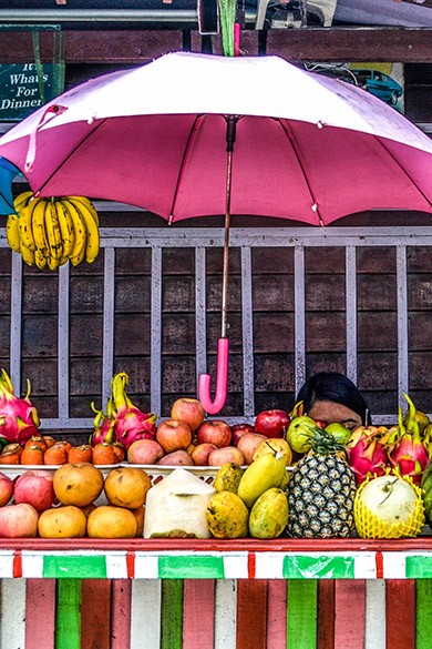 Thailand fruit seller - Melanie van Zyl