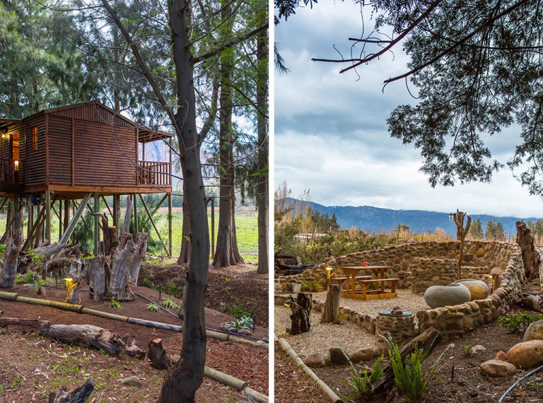 These tree-houses make for the perfect romantic escape, with the added bonus of having a spa on site.
