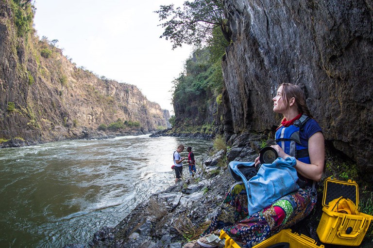 The view from the bottom of Batoka Gorge. Photo by Tyson Jopson. 