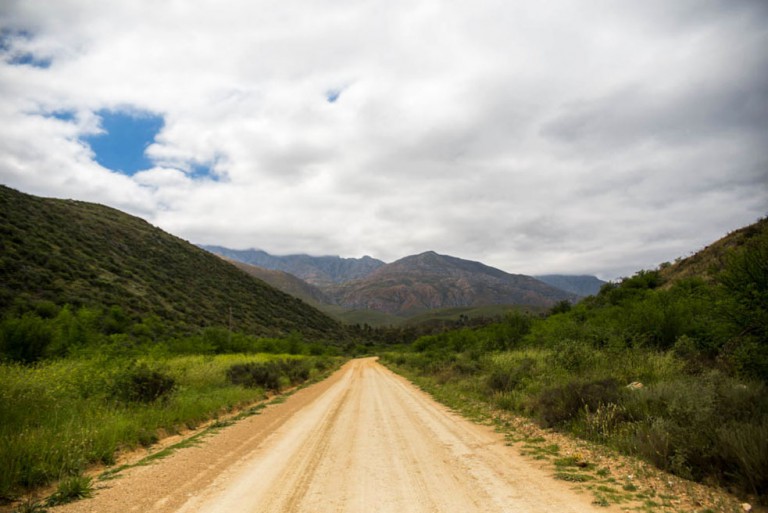 These are the views in Oudtshoorn. All day wow. This was the view en route Rust en Vrede Waterfall. Photo by Vuyi Qubeka