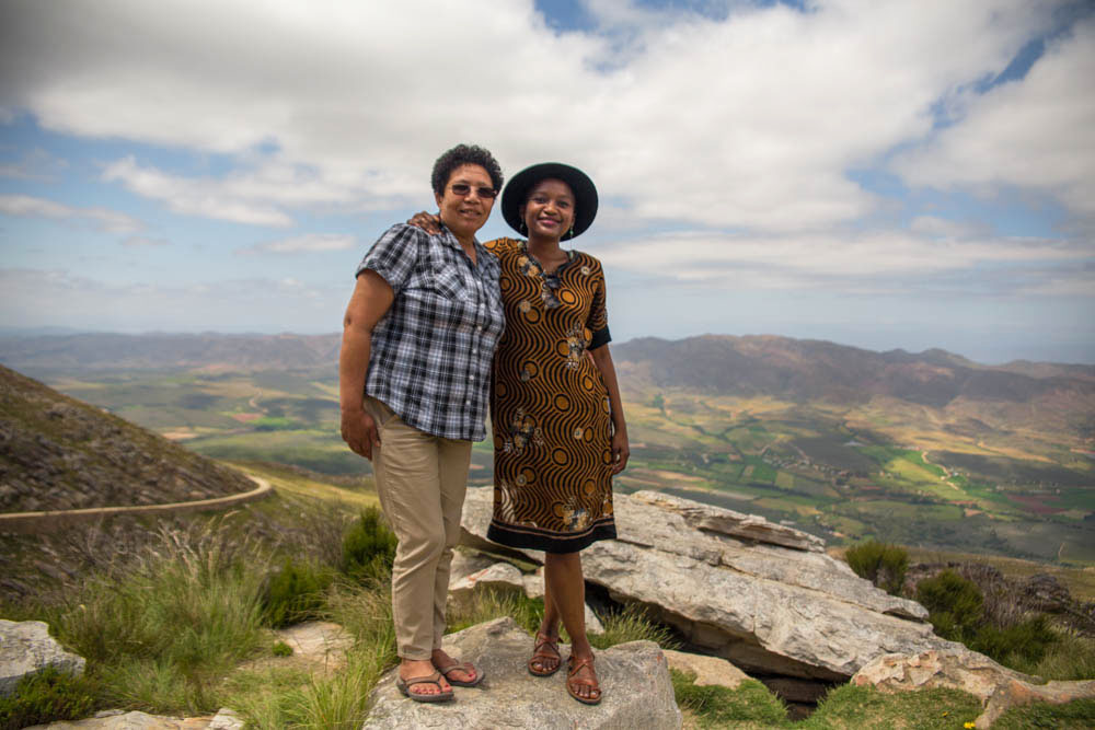 I met Sissy the evening before this image was taken at Magic Moments, a teatre dinner experience in her and her husbands home. Her and I halfway up Swartbergpas.