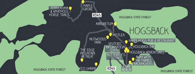 Map of Hogsback