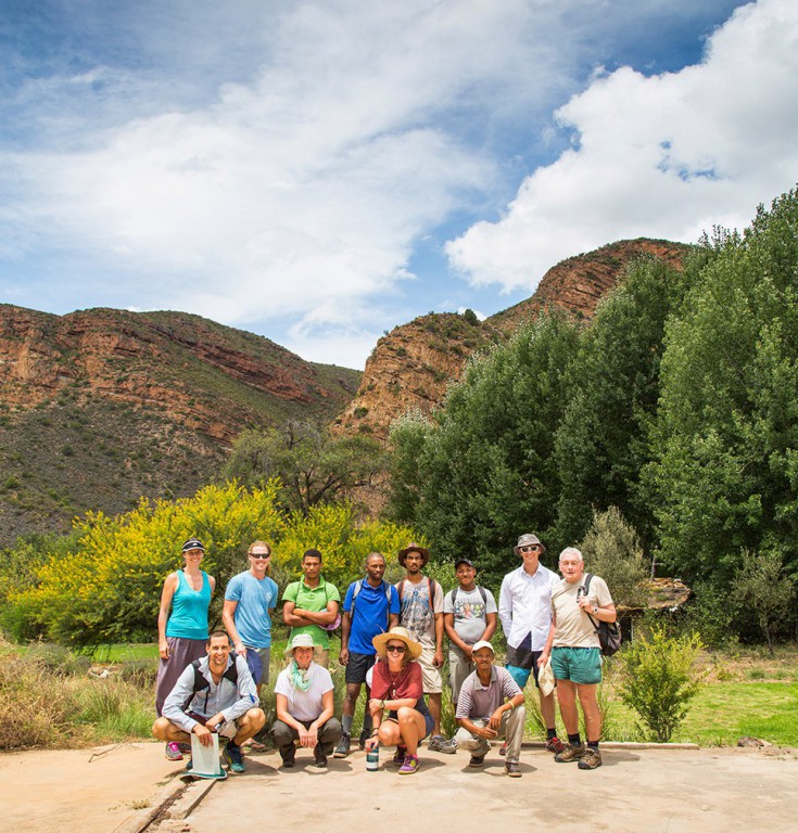 Leopard Trail - A group shot before we set off on the trail