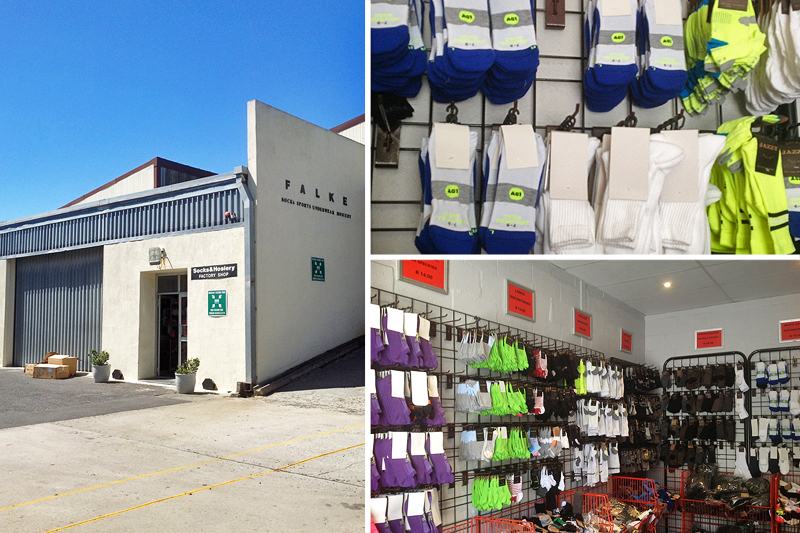 Falke Socks - Cape Town factory shops - Photos by Rachel Robinson