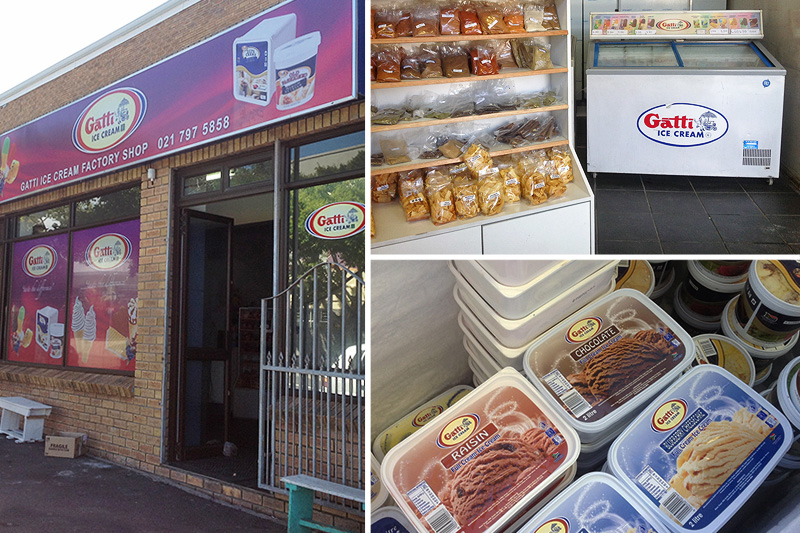 Gatti Ice Cream Factory Shop - Cape Town factory shops - Photos by Rachel Robinson