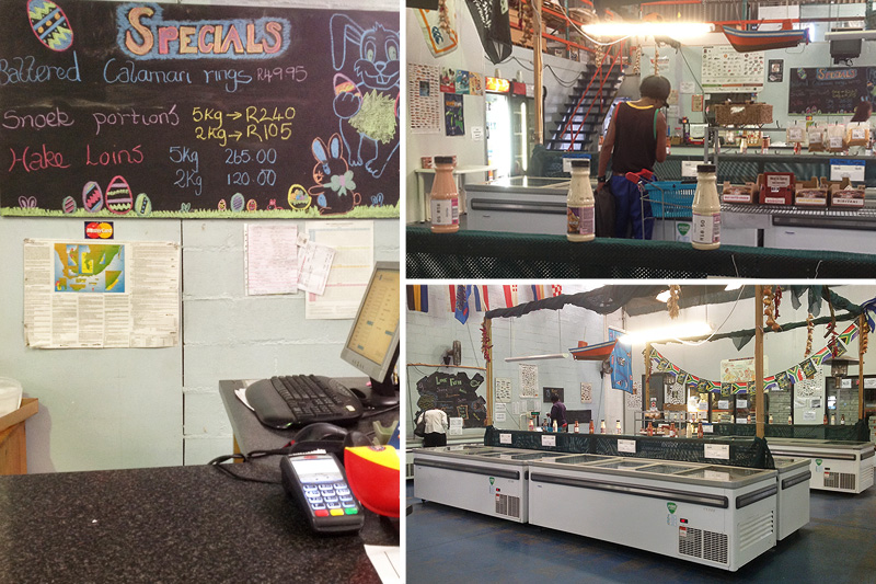 Westhook Factory Fish Shop - Cape Town factory shops - Photos by Rachel Robinson