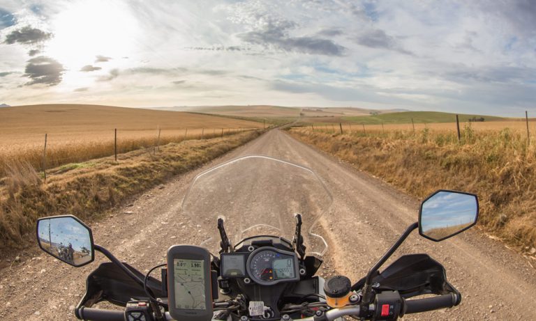 Motorbike routes: Just south of the N2, the quiet, well-graded gravel roads are perfect for biking.