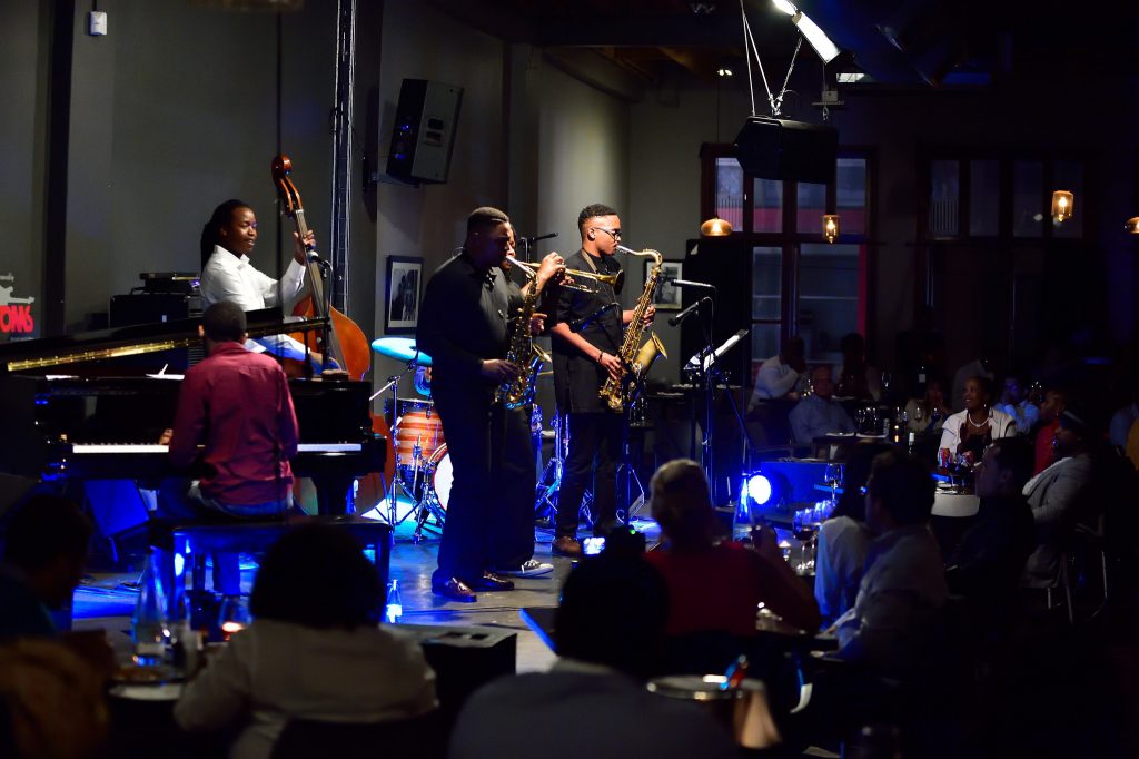 An audience enjoys a live performance of Jazz music at The Orbit in Braamfontein. Photo by South African Tourism.
