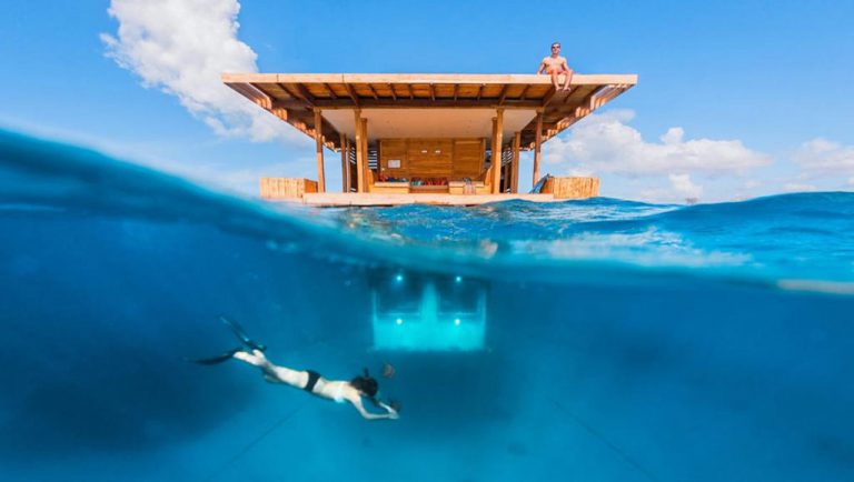 Underwater room, Manta Resort Zanzibar