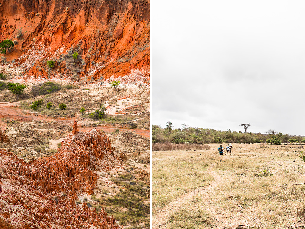 Each day presented runners with new terrain: from red canyons to secluded beaches and even a baobab forest (not that common in northern Madagascar, I discovered).