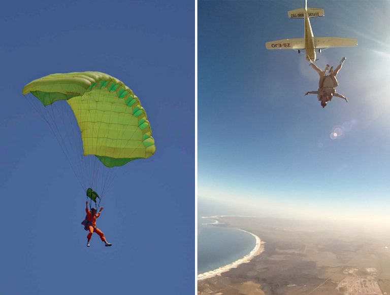 This is two activities for the price of one really: a flight over one of the most beautiful coastlines in the world, and an adrenaline rush like never before as you plummet down towards it.
