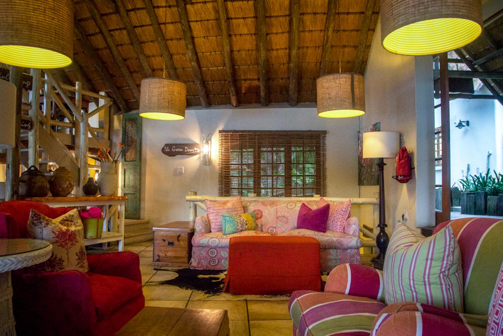 The welcoming lounge at Umngazi River Bungalows, near Port St johns, where families have been returning year after year for the natural beauty and child-friendly atmosphere. Photo by Vuyi Qubeka. 