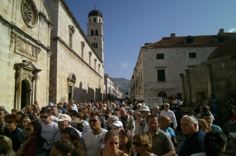 Tourists crowd the old city of Dubrovnik, Croatia. Photo: Flickr.