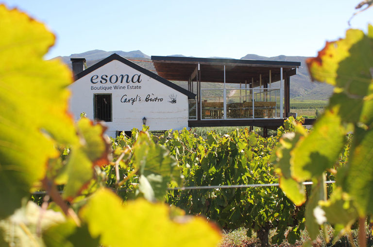 Esona is made up of an old farm building and a modern elevated deli. Photo: Christi Nortier.