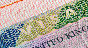 visa, United Kingdom, passport, stamp