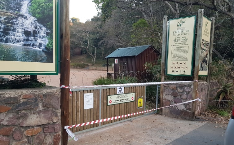 Durban nature reserve closed after large gathering