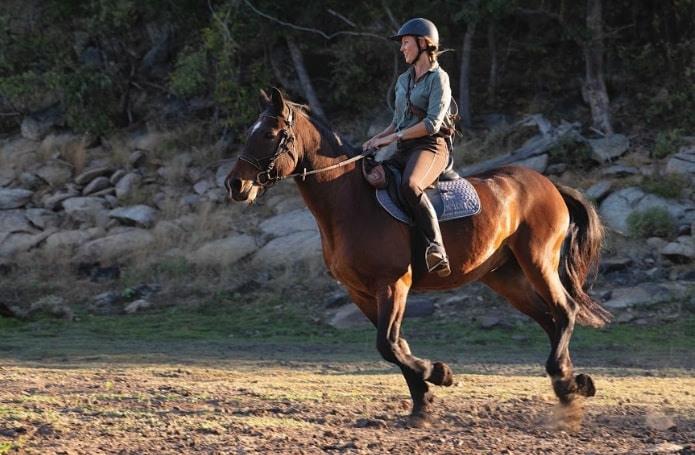 The Wild Woman on a Horse - Horseback Safaris at Abelana