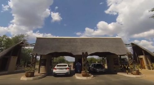 Malelane Gate in Kruger for protests