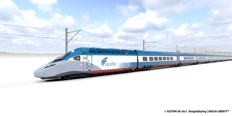 Amtrak reveals low-carbon speed train 
