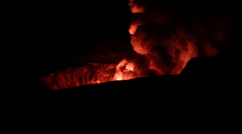 Volcano Kilauea erupts in Hawaii