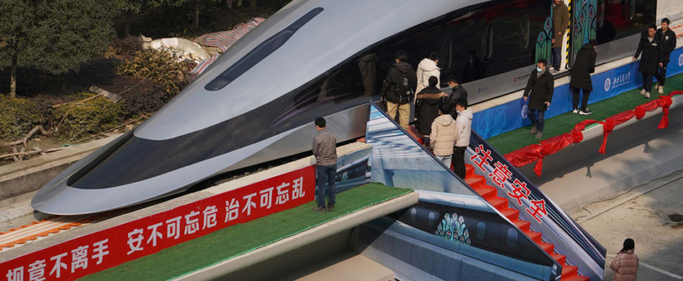 China unveils futuristic high-speed train prototype