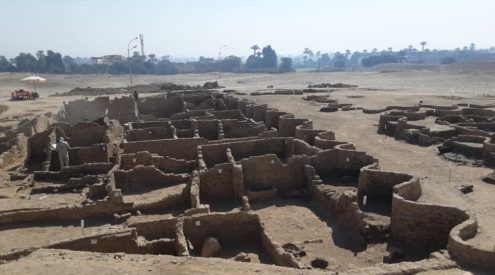 Egypt's long-lost city buried in sand