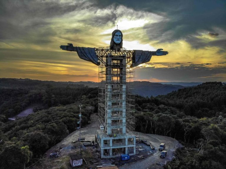 Brazil's new 43 meters tall statue