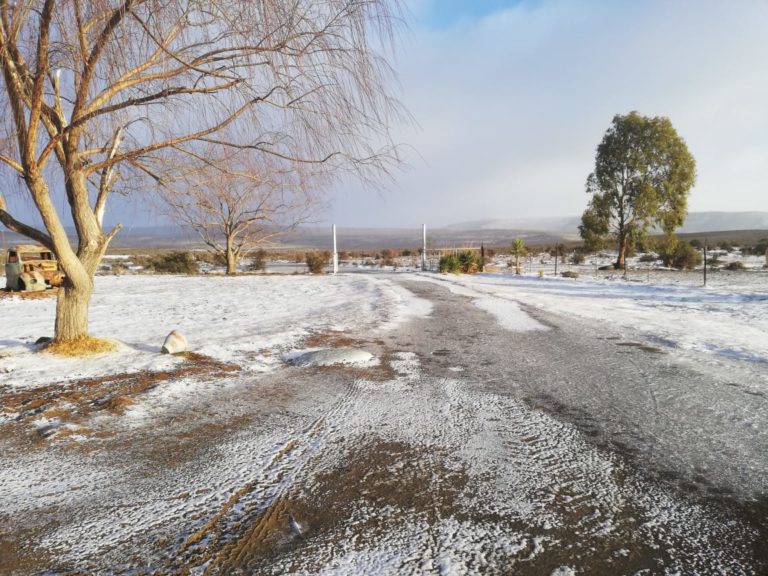 Chutes de neige dans les provinces du Cap
