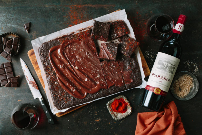 Winter indulgence with Roodeberg and chocolate brownies 